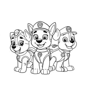 Libro para Colorear de La Patrulla Canina