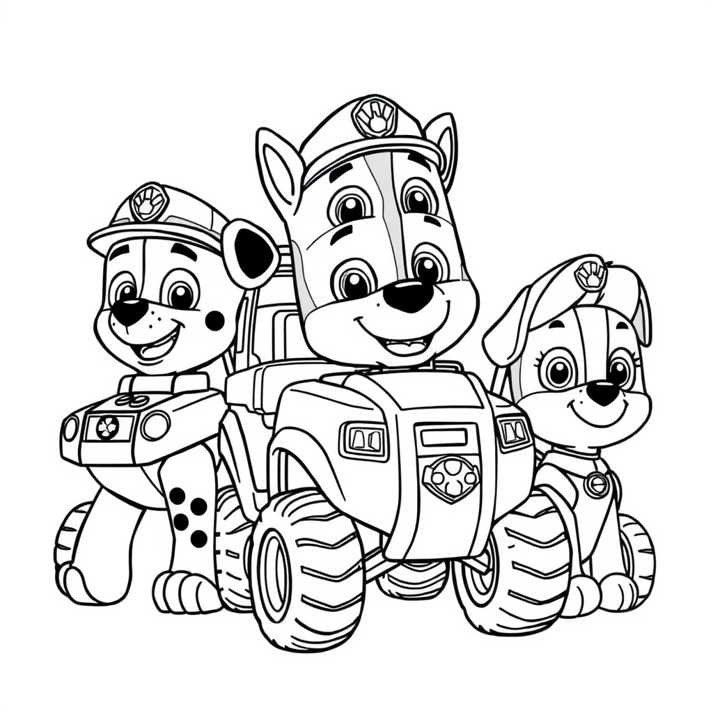 Kolorowanka Psi Patrol