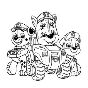 Libro para Colorear de Patrulla Canina