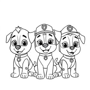 Libro para Colorear de Patrulla Canina