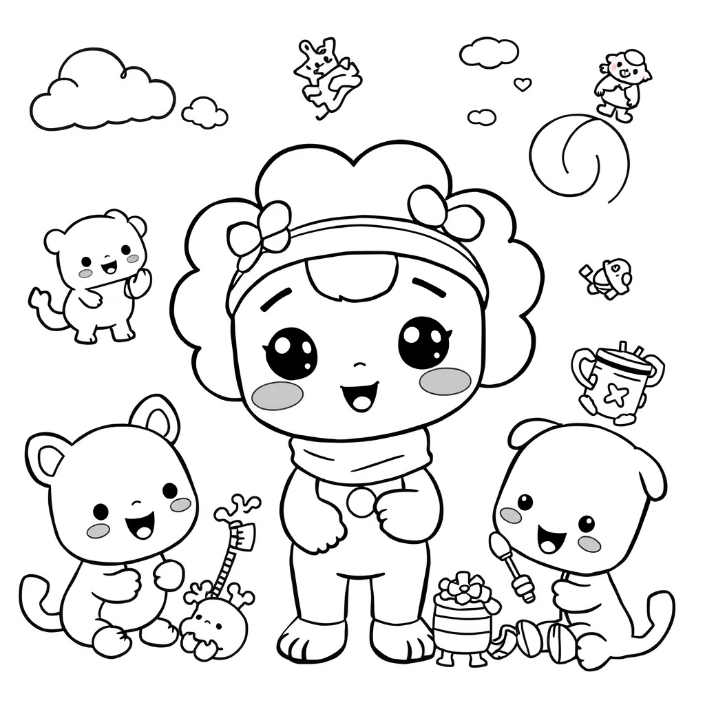 Libro para Colorear de Bluey