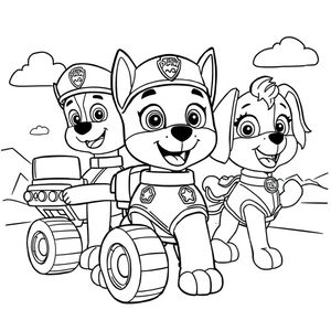 Libro para Colorear de La Patrulla Canina