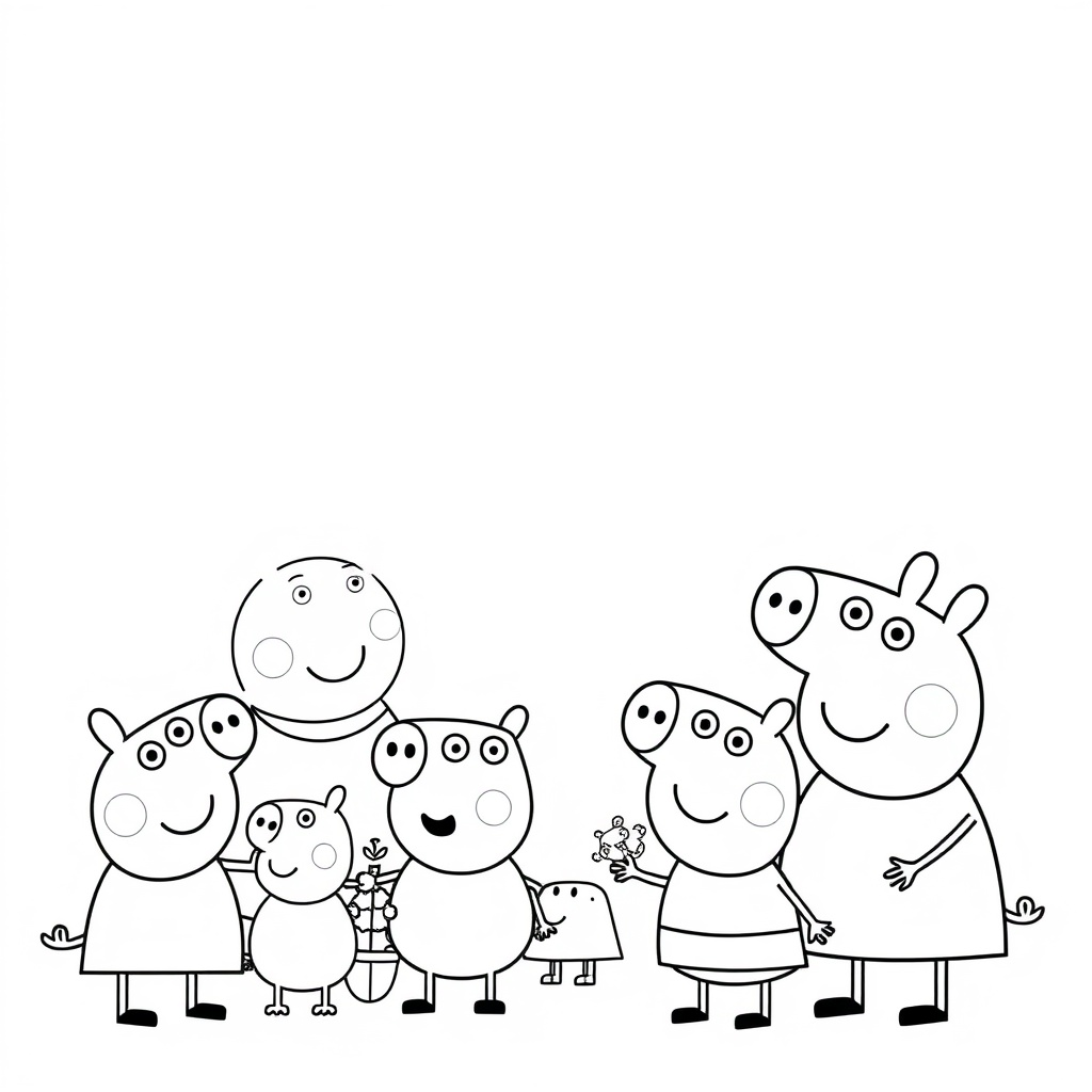 Libro para Colorear de Peppa Pig