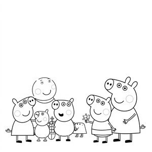 Libro para Colorear de Peppa Pig