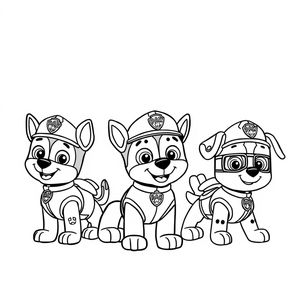 Patrulla de Cachorros: Misiones de Colorear