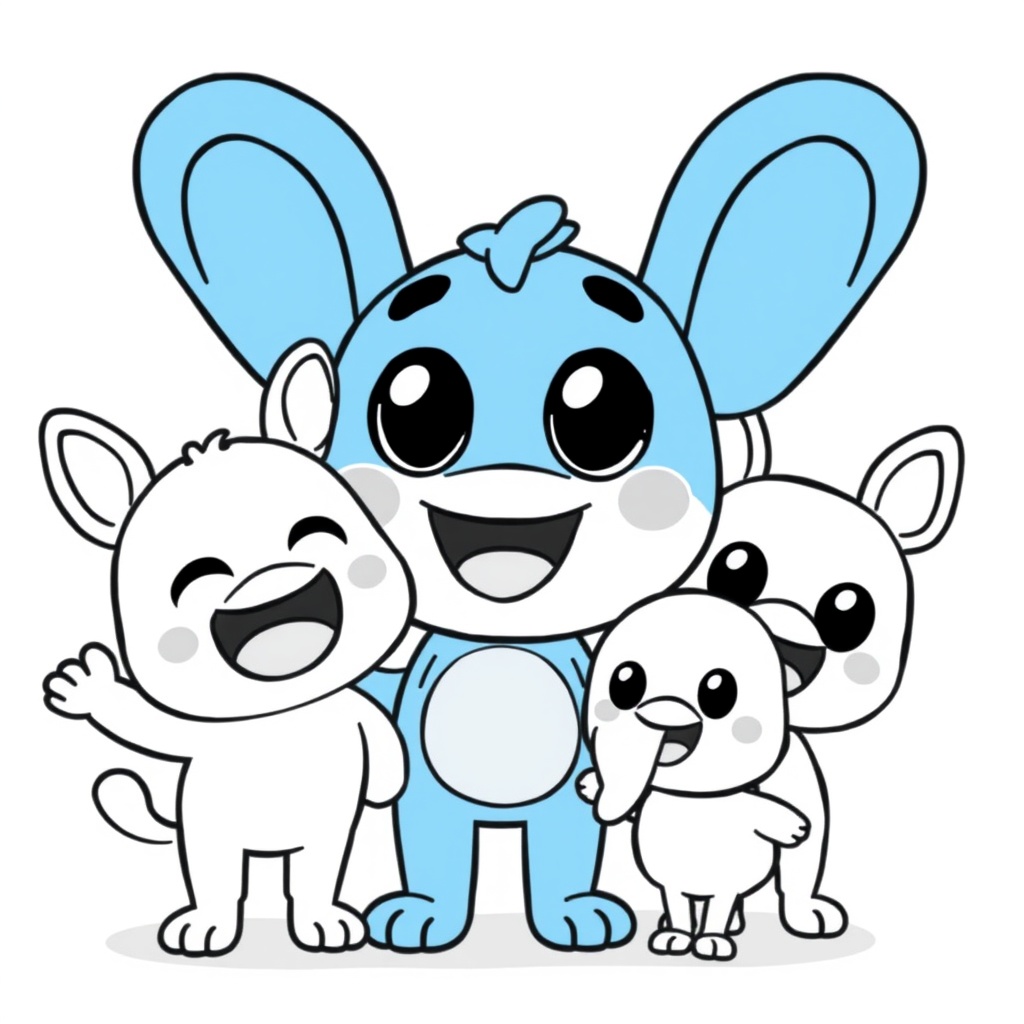 Libro para Colorear de Bluey