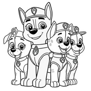 Libro de Colorear Patrulla Canina