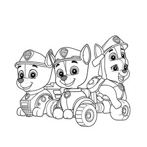 Libro para Colorear de Patrulla de Cachorros