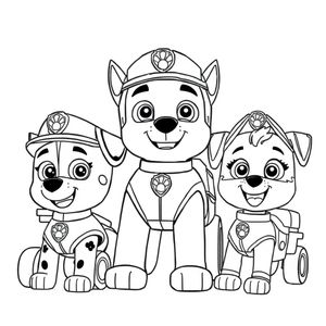 Libro para Colorear Patrulla Canina