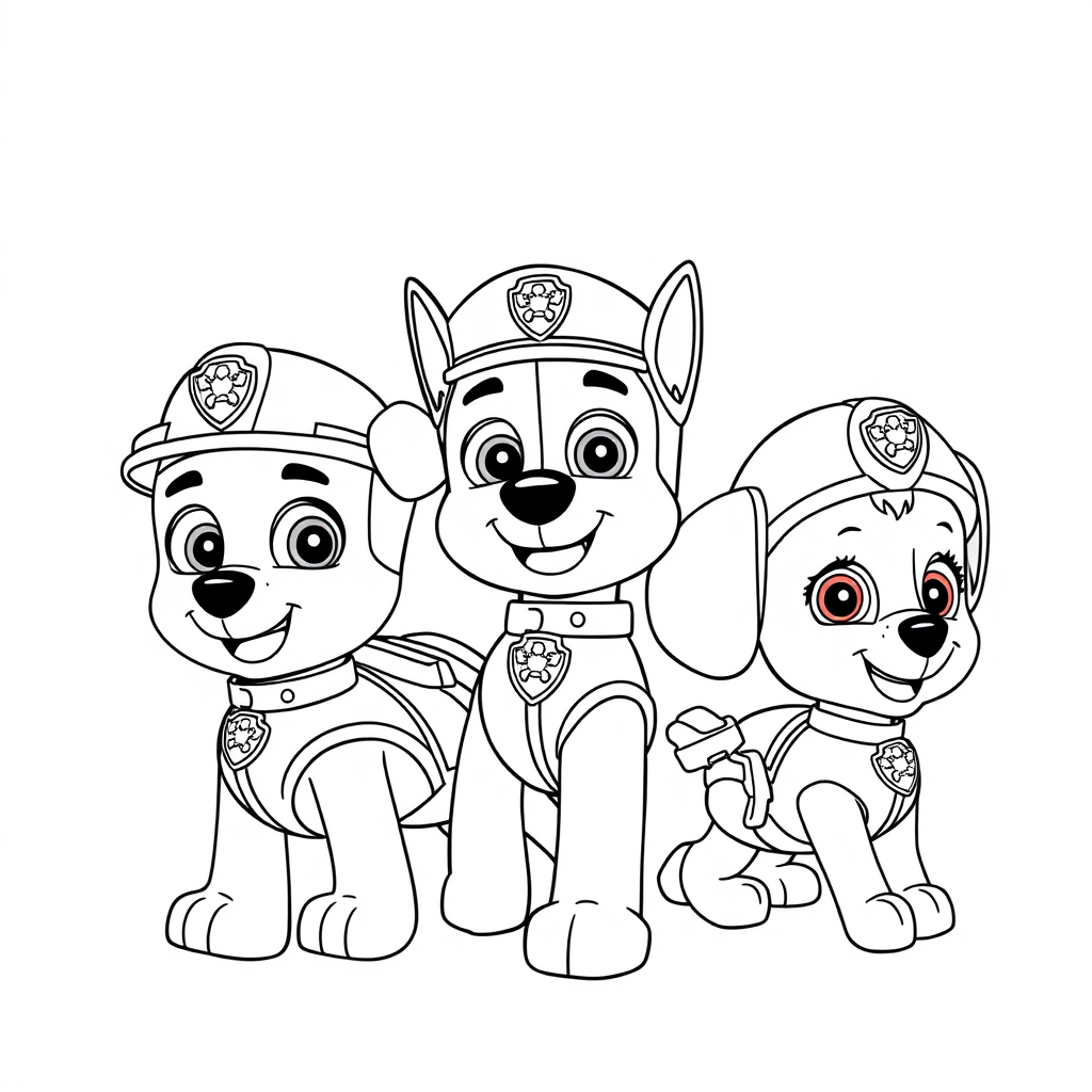 Libro para Colorear de PAW Patrol