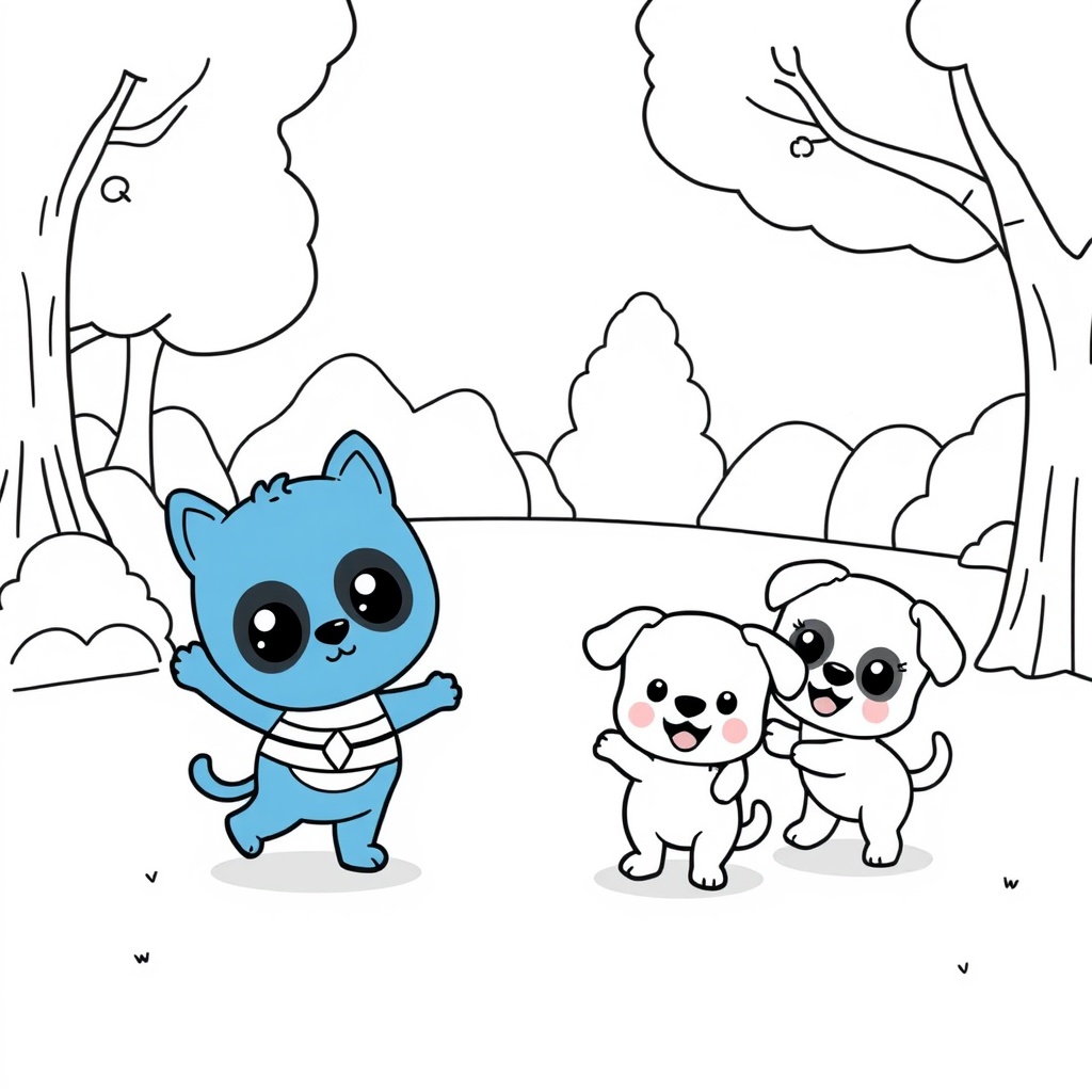 Coloreando Aventuras con Bluey