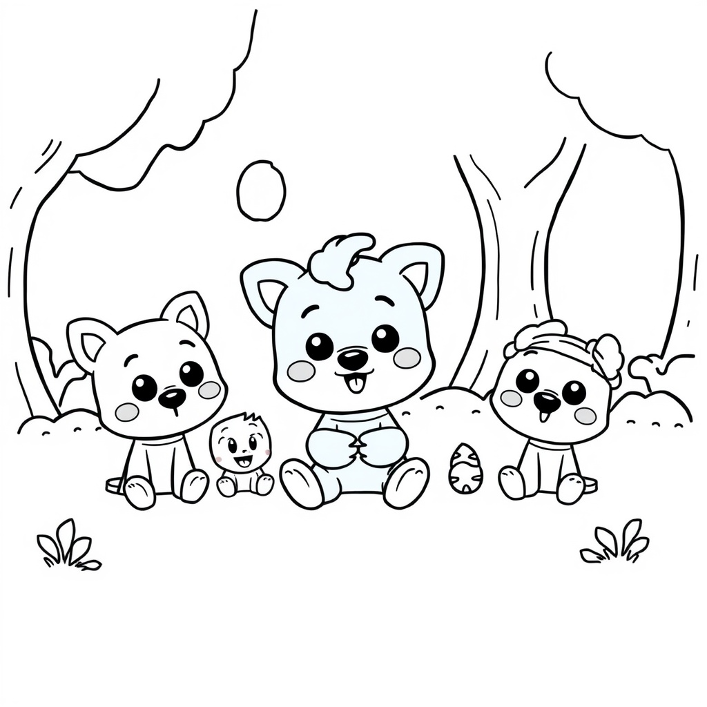 Libro para colorear de Bluey