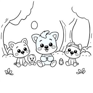 Libro para colorear de Bluey