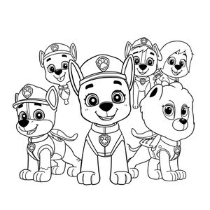 Kolorowanka Psi Patrol