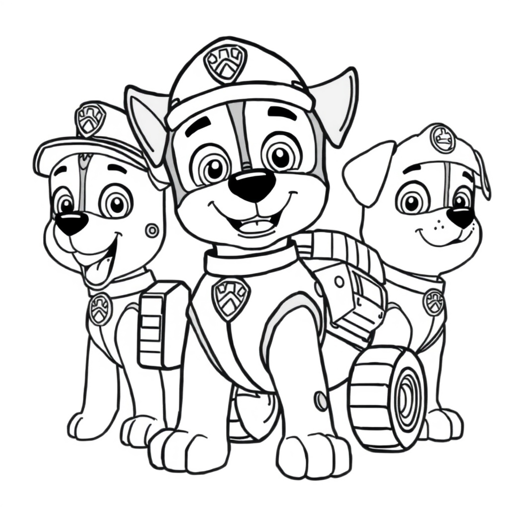 Libro para Colorear de PAW Patrol