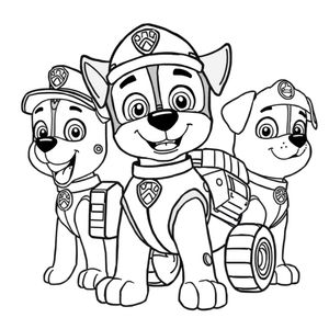 Libro para Colorear de PAW Patrol