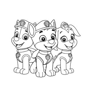 Libro de Colorear de Patrulla de Cachorros