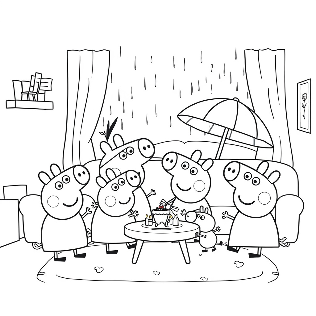 Libro para Colorear de Peppa Pig