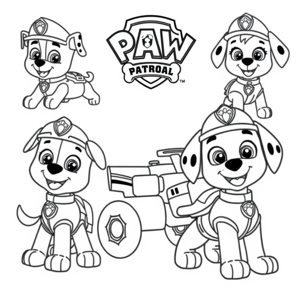 Psi Patrol - Kolorowanka Przygód