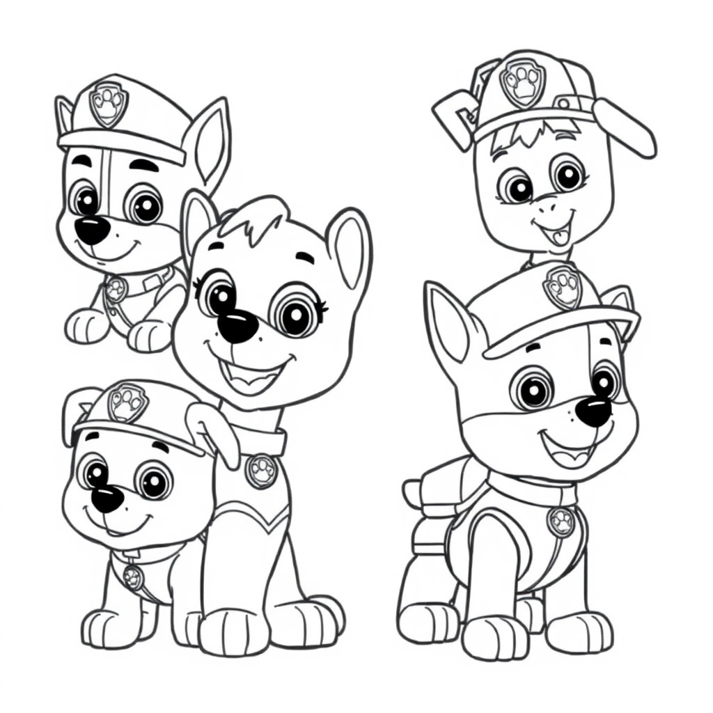 Coloreando Patrulla de Cachorros