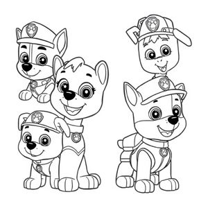 Coloreando Patrulla de Cachorros