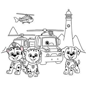 Libro para Colorear de PAW Patrol