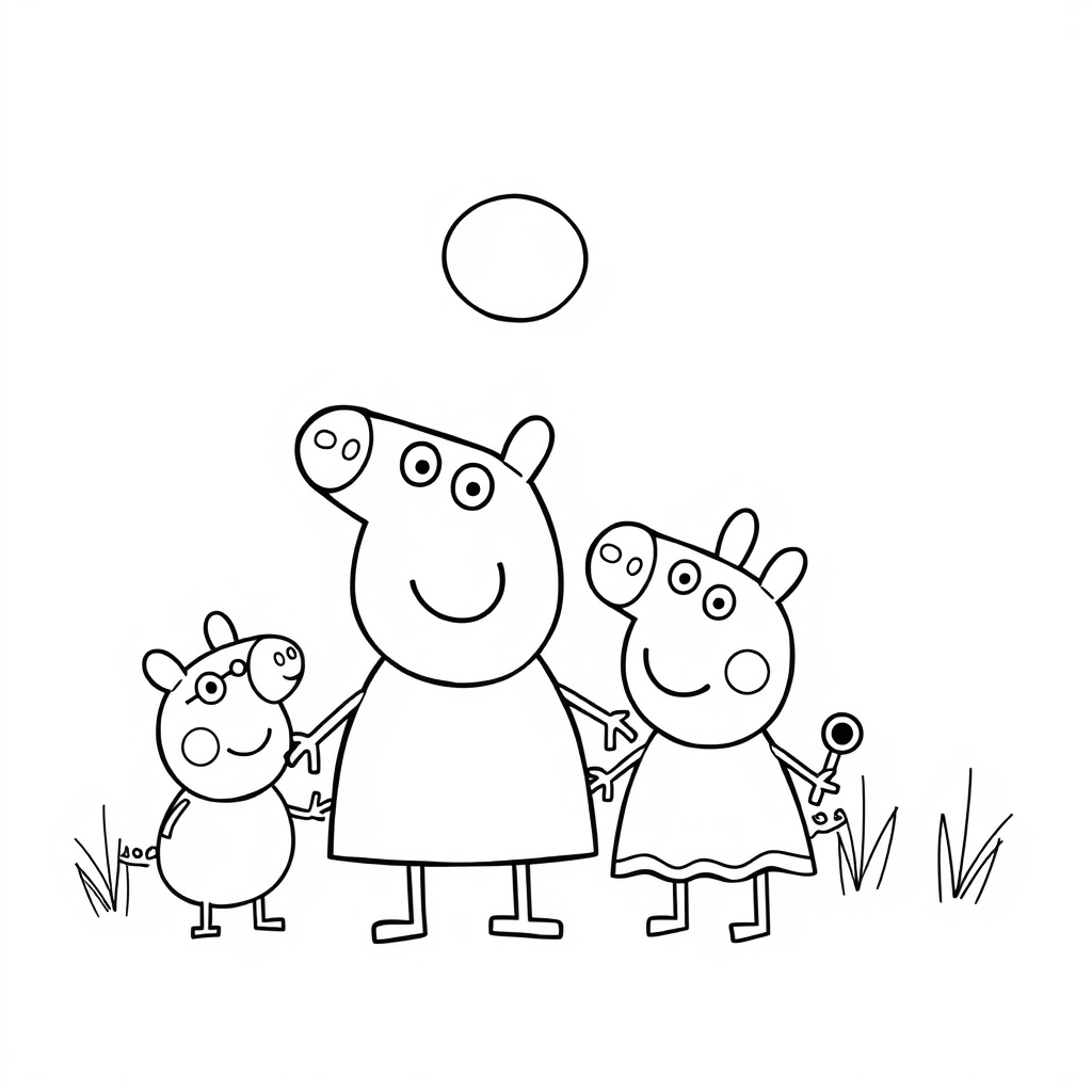 Libro para Colorear de Peppa Pig