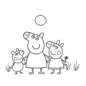 Libro para Colorear de Peppa Pig