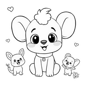 Libro de Colorear de Bluey