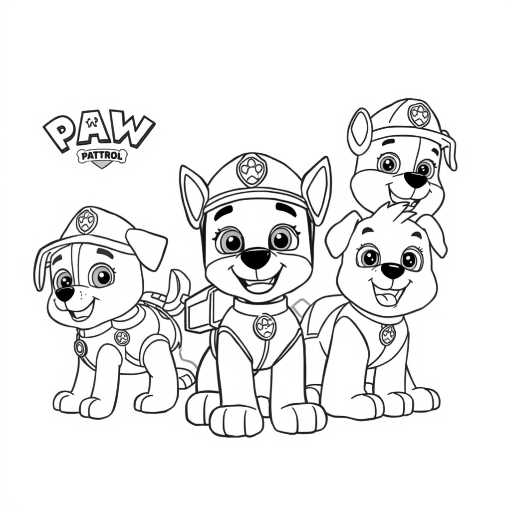 PAW Patrol: Aventura de Colorear Cachorros Poderosos