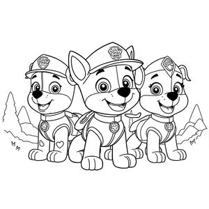 Libro de Colorear Misión PAW Patrol
