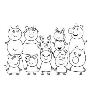 Libro para Colorear de Peppa Pig