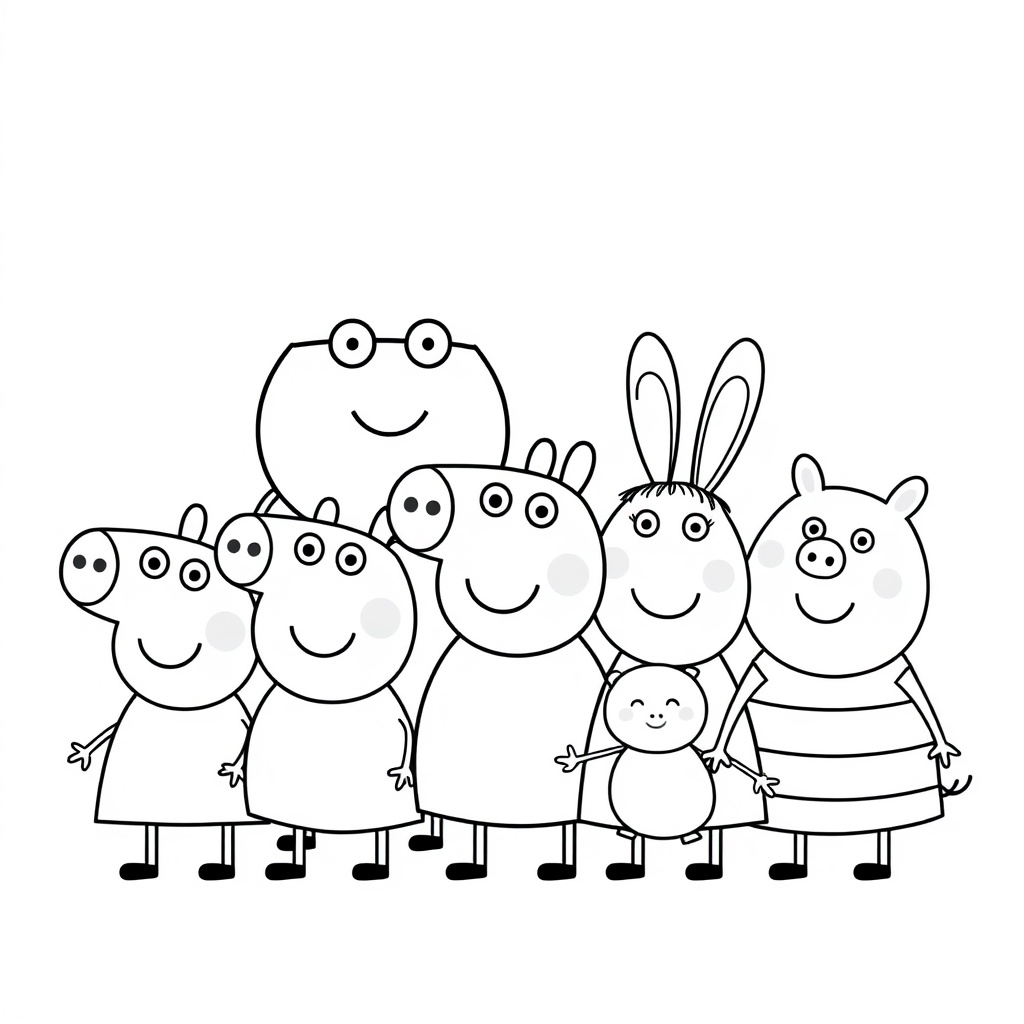 Libro para Colorear Peppa Pig