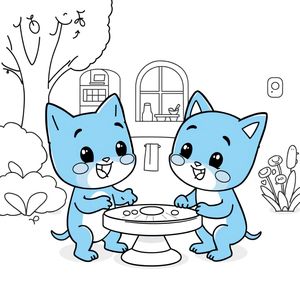 Libro para Colorear de Bluey