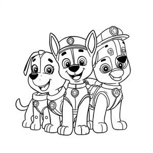 Cuaderno para Colorear de La Patrulla Canina