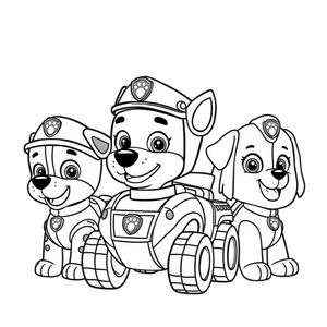 Libro para Colorear de PAW Patrol