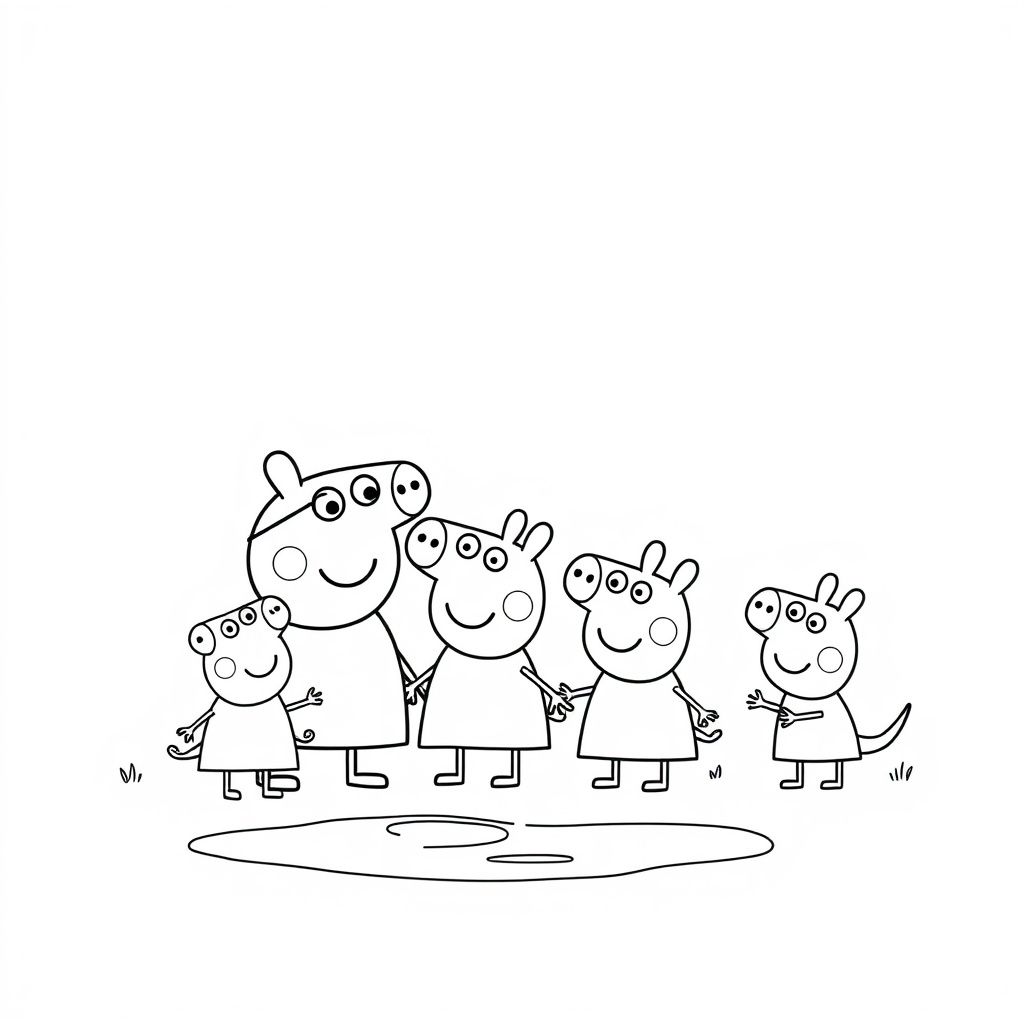 Libro para Colorear Peppa Pig