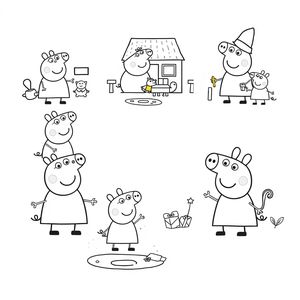 Libro para Colorear de Peppa Pig