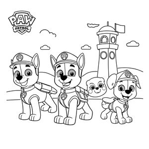 Libro de Colorear de La Patrulla Canina