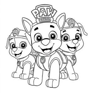 Libro de Colorear de la Patrulla Canina