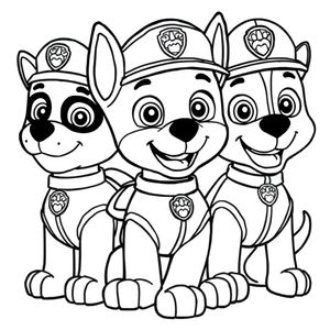 Libro para Colorear de Patrulla de Cachorros