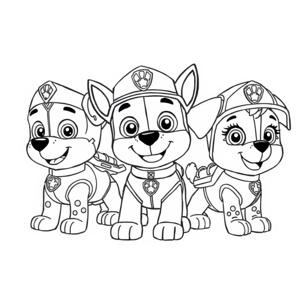 PAW Patrol: Libro de Colorear de Misión