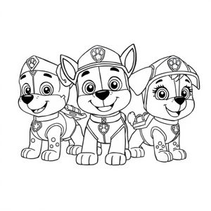 PAW Patrol: Libro de Colorear de Misión