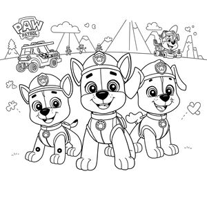 Libro para Colorear de PAW Patrol
