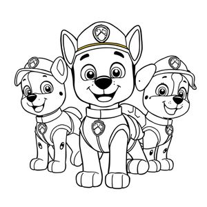 Libro para colorear: La Patrulla Canina