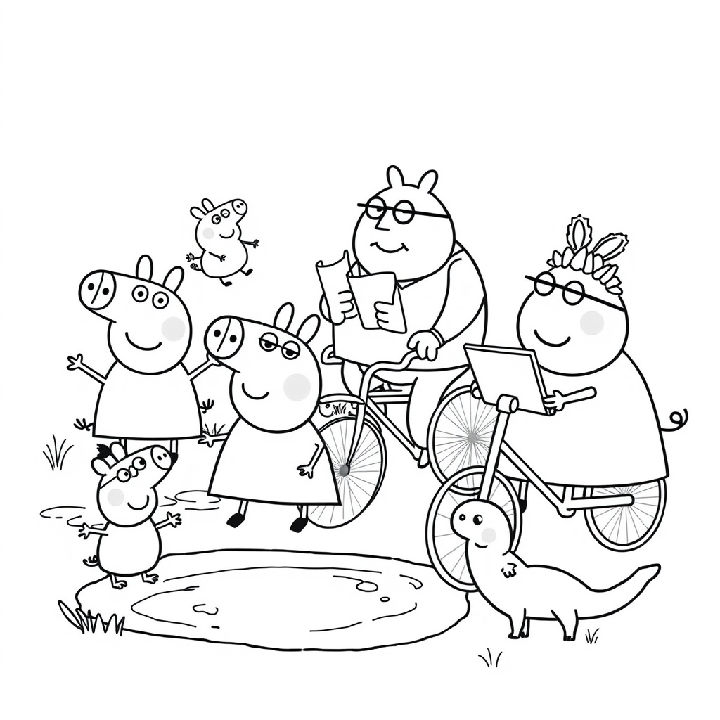 Libro para Colorear de Peppa Pig