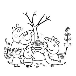 Libro para Colorear de Peppa Pig