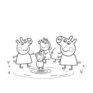 Libro de Colorear de las Aventuras de Peppa