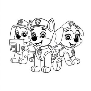 Libro para Colorear: Patrulla Canina