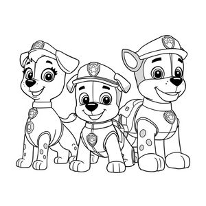 Libro para Colorear Patrulla Canina